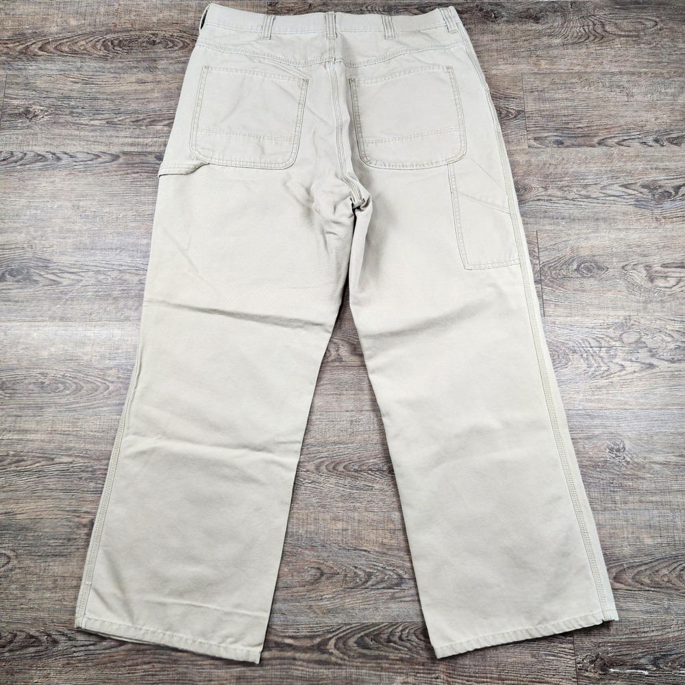 Y2K Old Navy Painters Pants Mens 36x30 Vintage 90s Khaki Carpenter Utility